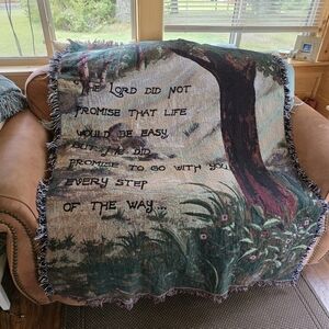 Inspirational Tapestry Throw Blanket